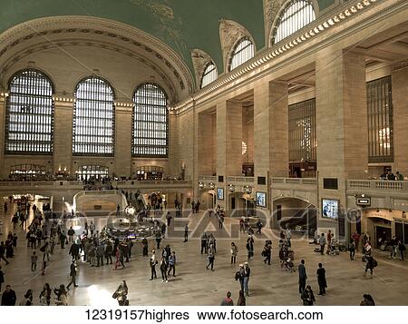 Grand Central Station terminal; New York City, New York, United States of America View Large Photo Image Stock Photograph - Grand Central Station terminal; New York City, New York, United States of America. Fotosearch