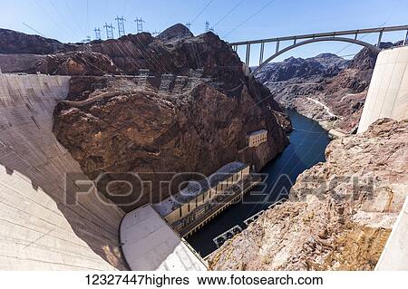 Stock Photograph - Hoover Dam; Arizona, United States of America. Fotosearch