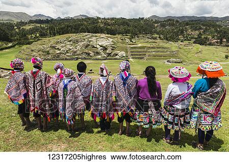 Inca school children tour ancient Inca capital of Sacsayhuaman near Cusco; Cusco, Peru View Large Photo Image Stock Photograph - Inca school children tour ancient Inca capital of Sacsayhuaman near Cusco; Cusco, Peru. Fotosearch