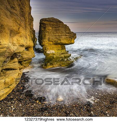 Incoming tide on the North East coast of England; South Tyneside, Tyne and Wear, England View Large Photo Image Stock Photograph - Incoming tide on the North East coast of England; South Tyneside, Tyne and Wear, England. Fotosearch