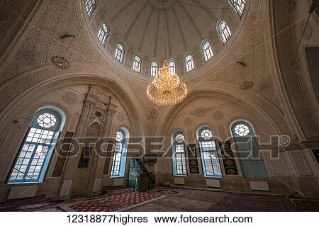 Interior of a mosque; Baku, Azerbaijan View Large Photo Image Stock Photograph - Interior of a mosque; Baku, Azerbaijan. Fotosearch