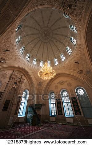 Interior of a mosque; Baku, Azerbaijan View Large Photo Image Stock Photograph - Interior of a mosque; Baku, Azerbaijan. Fotosearch