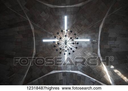 Interior of the baptistery at Etchmiadzin Cathedral; Vagharshapat, Armavir Province, Armenia View Large Photo Image Stock Photograph - Interior of the baptistery at Etchmiadzin Cathedral; Vagharshapat, Armavir Province, Armenia. Fotosearch