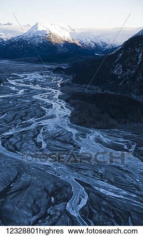 Stock Photograph - Kenai Mountains, Kachemak Bay State Park; Alaska, United States of America. Fotosearch