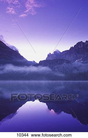 Picture - Lake and scenic mountains. Fotosearch