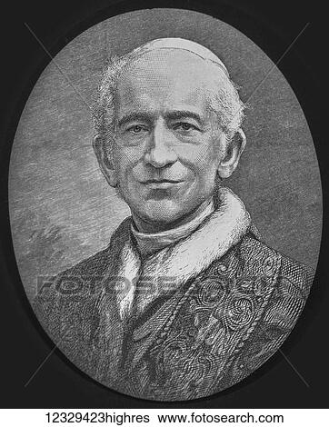 Magic lantern slide circa 1900. Victorian. Pope Leo XIII View Large Photo Image Stock Photograph - Magic lantern slide circa 1900. Victorian. Pope Leo XIII. Fotosearch