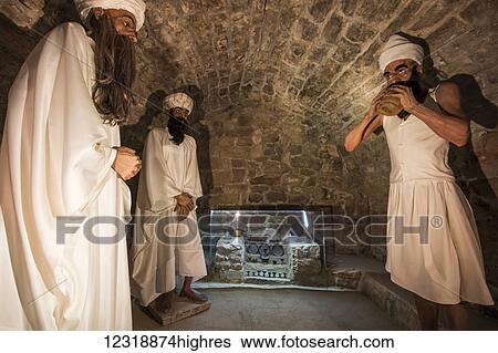 Mannequins of Zoroastrian priests in the Atashgah Temple or Fire Temple of Baku, a Hindu and Zoroastrian place of worship in Surakhani; Baku, Azerbaijan View Large Photo Image Stock Photograph - Mannequins of Zoroastrian priests in the Atashgah Temple or Fire Temple of Baku, a Hindu and Zoroastrian place of worship in Surakhani; Baku, Azerbaijan. Fotosearch