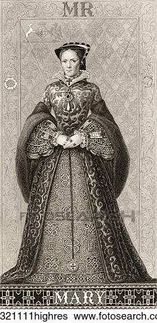 Mary I, 1516 to 1558. Queen regnant of England and Ireland. From Illustrations of English and Scottish History published 1882. View Large Photo Image Stock Photograph - Mary I, 1516 to 1558. Queen regnant of England and Ireland. From Illustrations of English and Scottish History published 1882.. Fotosearch