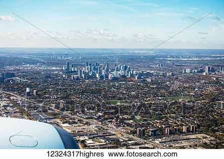 Mississauga Ontario from airline point of view, returning to Pearson International airport; Mississauga, Ontario, Canada View Large Photo Image Stock Photograph - Mississauga Ontario from airline point of view, returning to Pearson International airport; Mississauga, Ontario, Canada. Fotosearch
