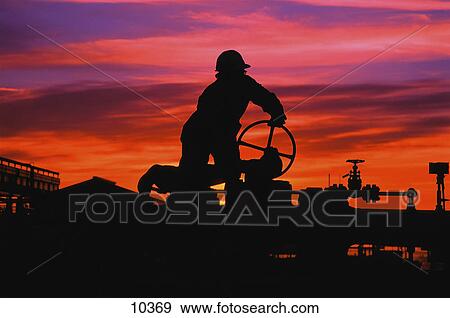 Oil and gas worker View Large Photo Image Stock Photo - Oil and gas worker. Fotosearch