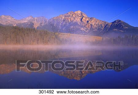 Patricia Lake Pyramid Mountain Jasper National Park Alberta Canada View Large Photo Image Stock Image - Patricia Lake Pyramid Mountain Jasper National Park Alberta Canada . Fotosearch