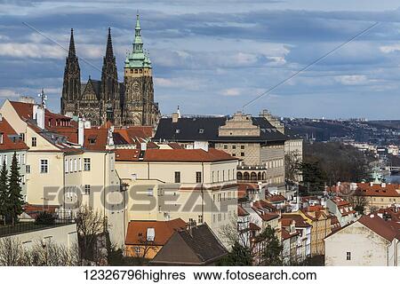 Prague Castle; Prague, Czech Republic View Large Photo Image Stock Photograph - Prague Castle; Prague, Czech Republic. Fotosearch