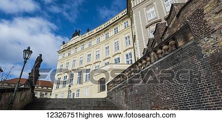 Stock Photograph - Prague Castle; Prague, Czechia. Fotosearch