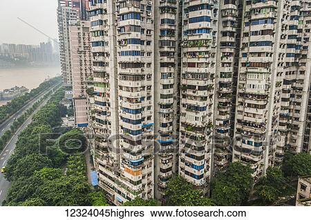 Residential buildings over 30 floors for apartments; Chongqing, China View Large Photo Image Stock Photograph - Residential buildings over 30 floors for apartments; Chongqing, China. Fotosearch