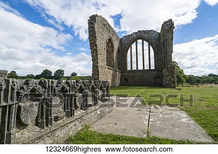 Ruins of a building; Yorkshire, England View Large Photo Image Stock Photograph - Ruins of a building; Yorkshire, England. Fotosearch