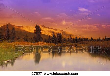 Scenic lake and mountain View Large Photo Image Stock Photo - Scenic lake and mountain. Fotosearch