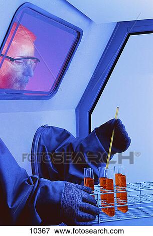 Stock Photo - Scientist in laboratory. Fotosearch