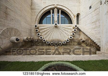 Stock Photograph - Second level of the Yerevan Cascade; Yerevan, Armenia. Fotosearch