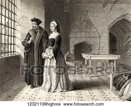 Sir Thomas More and his daughter Margaret, observing from his prison window the monks going to execution in 1535. Sir Thomas More, 1478 to 1535, aka Saint Thomas More. English lawyer, social philosopher, author, statesman and noted Renaissance... View Large Photo Image Stock Photograph - Sir Thomas More and his daughter Margaret, observing from his prison window the monks going to execution in 1535. Sir Thomas More, 1478 to 1535, aka Saint Thomas More. English lawyer, social philosopher, author, statesman and noted Renaissance.... Fotosearch