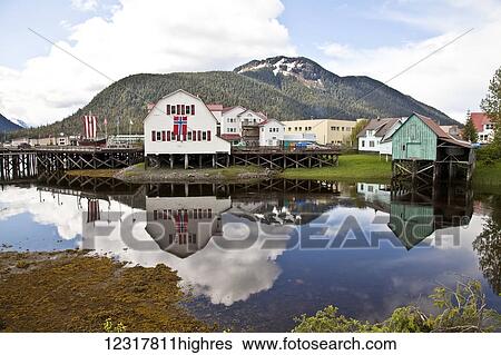 Sons of 0rway Hall on Hammer Slough in Petersburg, Southeast Alaska, USA View Large Photo Image Stock Photograph - Sons of 0rway Hall on Hammer Slough in Petersburg, Southeast Alaska, USA. Fotosearch