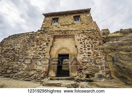 Stone entrance building to the walled David Gareja monastery complex; Kakheti, Georgia View Large Photo Image Stock Photograph - Stone entrance building to the walled David Gareja monastery complex; Kakheti, Georgia. Fotosearch
