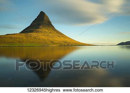 Sunrise over Kirkjufell, Snaefellsness Peninsula; Iceland View Large Photo Image Stock Photograph - Sunrise over Kirkjufell, Snaefellsness Peninsula; Iceland. Fotosearch