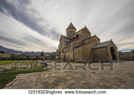 Svetitskhoveli Cathedral; Mtskheta, Mtskheta-Mtianeti, Georgia View Large Photo Image Stock Photograph - Svetitskhoveli Cathedral; Mtskheta, Mtskheta-Mtianeti, Georgia. Fotosearch