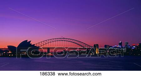 Stock Photo - Sydney Opera House viewed from across water. Fotosearch