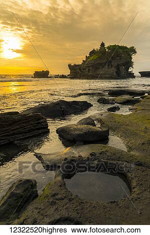 Tanah Lot temple; Bali Island, Indonesia View Large Photo Image Stock Photograph - Tanah Lot temple; Bali Island, Indonesia. Fotosearch