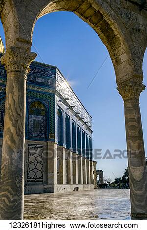 Temple Mount, Dome of the Rock, Old City of Jerusalem; Jerusalem, Israel View Large Photo Image Stock Photograph - Temple Mount, Dome of the Rock, Old City of Jerusalem; Jerusalem, Israel. Fotosearch