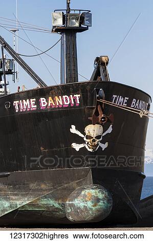 The famous Time Bandit crab fishing boat tied up at Homer Spit, Southcentral Alaska, USA View Large Photo Image Stock Photograph - The famous Time Bandit crab fishing boat tied up at Homer Spit, Southcentral Alaska, USA. Fotosearch