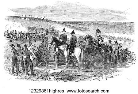 The Illustrated London News etching from 1854. Sortie of the Russians from Sebastopol, General Sir Lacy Evans and staff. Crimean War View Large Photo Image Stock Photograph - The Illustrated London News etching from 1854. Sortie of the Russians from Sebastopol, General Sir Lacy Evans and staff. Crimean War. Fotosearch