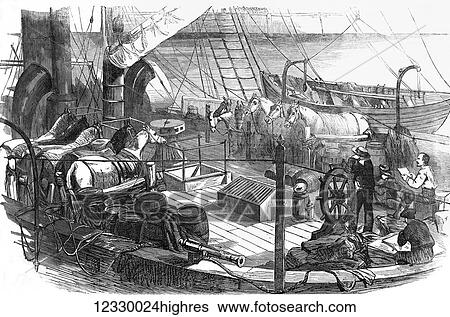 The Illustrated London News etching from 1854. Shipping artillery horses at Calais for the french expeditionary force to the Baltic View Large Photo Image Stock Photograph - The Illustrated London News etching from 1854. Shipping artillery horses at Calais for the french expeditionary force to the Baltic. Fotosearch