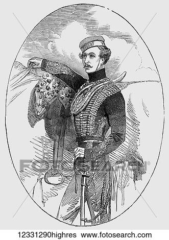The Illustrated London News etching from 1854. Captain Lewis Edward Nolan, 15th Hussars. Louis Edward Nolan (4 January 1818 25 October 1854) was a British Army officer and cavalry tactician best known for his role and death in the Charge of the Light... View Large Photo Image Stock Photograph - The Illustrated London News etching from 1854. Captain Lewis Edward Nolan, 15th Hussars. Louis Edward Nolan (4 January 1818 25 October 1854) was a British Army officer and cavalry tactician best known for his role and death in the Charge of the Light.... Fotosearch