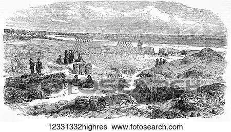 The Illustrated London News etching from 1854. Arab Tabia, Silistria View Large Photo Image Stock Photograph - The Illustrated London News etching from 1854. Arab Tabia, Silistria. Fotosearch