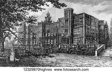 Stock Photograph - The life and times of Queeen Victoria 1901. Hatfield House. Fotosearch