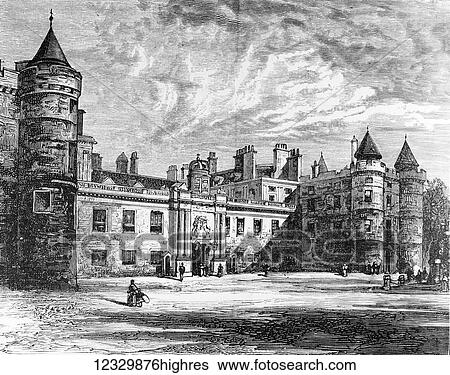Stock Photograph - The life and times of Queeen Victoria 1901. Holyrood Palace, Edinburgh. Fotosearch