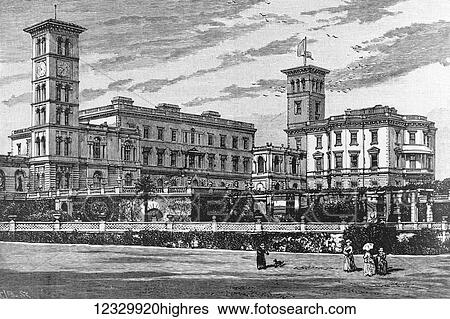 Stock Photograph - The life and times of Queeen Victoria 1901. Osborne Isle of Wight. Fotosearch