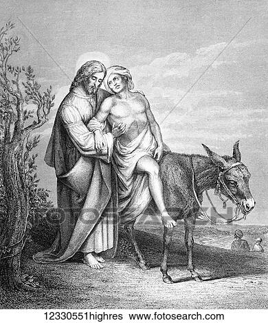 The Self-Interpreting Family Bible, Brown, Rev. John. Circa 1880. Line block etching. The good Samaritan View Large Photo Image Stock Photograph - The Self-Interpreting Family Bible, Brown, Rev. John. Circa 1880. Line block etching. The good Samaritan. Fotosearch