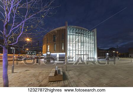 Stock Photograph - The Word, National Centre for the Written Word; South Shields, Tyne and Wear, England. Fotosearch
