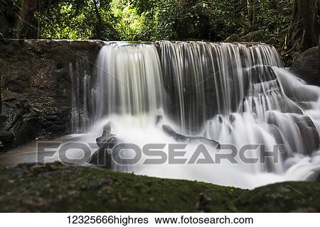 Waterfall in Secret Buddha Garden; Ko Samui, Chang Wat Surat Thani, Thailand View Large Photo Image Stock Photograph - Waterfall in Secret Buddha Garden; Ko Samui, Chang Wat Surat Thani, Thailand. Fotosearch