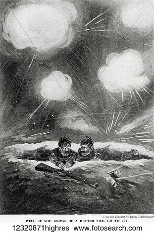 Well, if you knows of a better ole, go to it! After the wartime cartoon by Bruce Bairnsfather. From the magazine Twenty Years After The Battlefields of 1914-1918 Then and Now by Sir Ernest Swinton published 1938. View Large Photo Image Stock Photograph - Well, if you knows of a better ole, go to it! After the wartime cartoon by Bruce Bairnsfather. From the magazine Twenty Years After The Battlefields of 1914-1918 Then and Now by Sir Ernest Swinton published 1938.. Fotosearch
