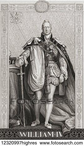 William IV, William Henry, 1765 1837. King of the United Kingdom of Great Britain and Ireland and of Hanover. From English and Scottish History, published 1882. View Large Photo Image Stock Photograph - William IV, William Henry, 1765 1837. King of the United Kingdom of Great Britain and Ireland and of Hanover. From English and Scottish History, published 1882.. Fotosearch