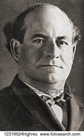 Stock Photograph - William Jennings Bryan, 1860 1925. American orator and politician. From The Pageant of the Century, published 1934.. Fotosearch
