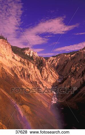 Stock Photo - Yellowstone Grand Canyon. Fotosearch