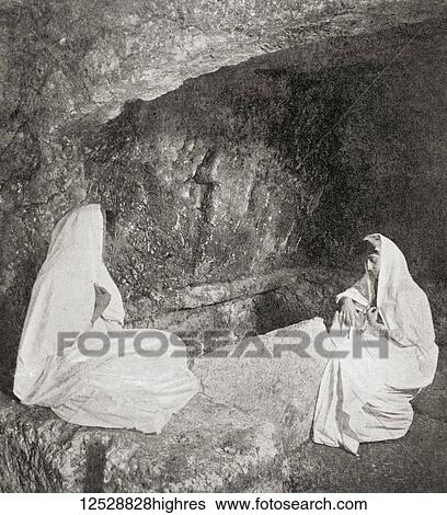 A sepulchre discovered outside Jerusalem, traditionally supposed to be the tomb given by Joseph of Arimathea for the burial of Christ. From The Wonders of the World, published c. 1920. View Large Photo Image Stock Photograph - A sepulchre discovered outside Jerusalem, traditionally supposed to be the tomb given by Joseph of Arimathea for the burial of Christ. From The Wonders of the World, published c. 1920.. Fotosearch