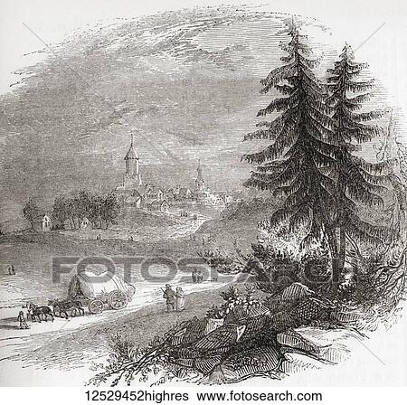 A view of Falkirk, Scotland. From Old England: A Pictorial Museum, published 1847. View Large Photo Image Stock Photograph - A view of Falkirk, Scotland. From Old England: A Pictorial Museum, published 1847.. Fotosearch