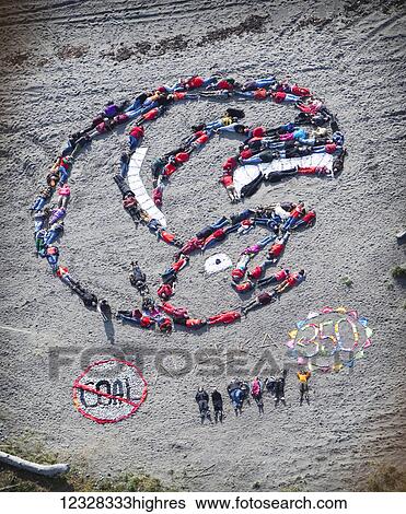 Aerial View Of A Anti-Coal Demonstration, Homer, Southcentral Alaska, USA View Large Photo Image Stock Photograph - Aerial View Of A Anti-Coal Demonstration, Homer, Southcentral Alaska, USA. Fotosearch