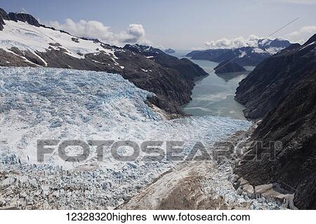 Aerial View Of Northwestern Glacier, Kenai Fjords National Park, Kenai Peninsula, Southcentral Alaska, USA View Large Photo Image Stock Photograph - Aerial View Of Northwestern Glacier, Kenai Fjords National Park, Kenai Peninsula, Southcentral Alaska, USA. Fotosearch
