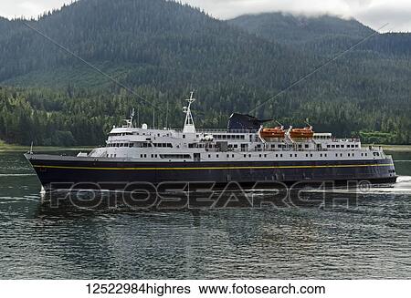 Alaska State Ferry M/V Matanuska heading North through Wrangell Narrows, Southeast Alaska; Alaska, United States of America View Large Photo Image Stock Photograph - Alaska State Ferry M/V Matanuska heading North through Wrangell Narrows, Southeast Alaska; Alaska, United States of America. Fotosearch